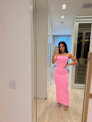 Vestido Vivi tomara que caia longo