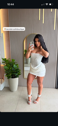 Vestido Tomara que Caia Strass