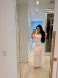 Vestido Vivi tomara que caia longo