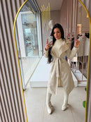 Maya Longcoat Macchia Plaid