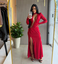 Vestido Longo Nora Vermelho