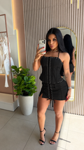 Conjunto Corset + saia