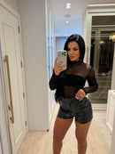 shorts couro
